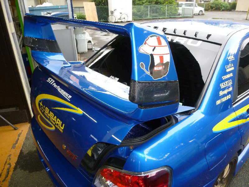 インプレッサ GD F型 WR ウイング センターフラップ(FRP) 塗装取付込 qOW94UVTJY - karoomisautocenter.com